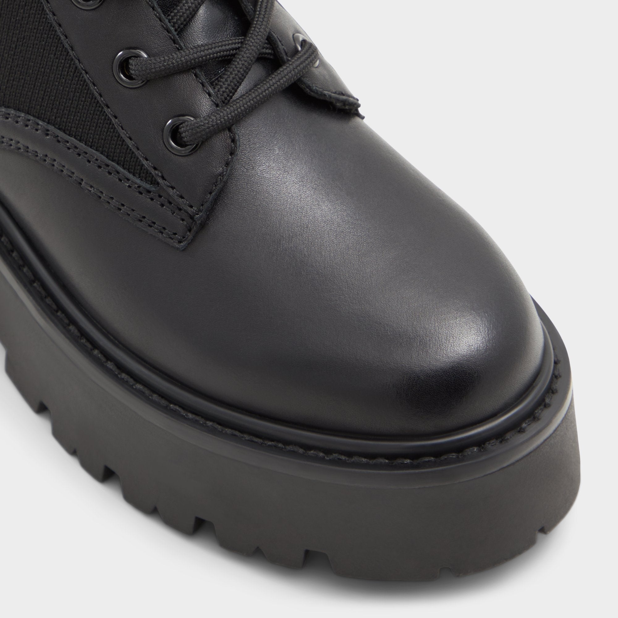 Aldo | Talaleryknit Black Women's Combat boots - Combat ankle boot, Black