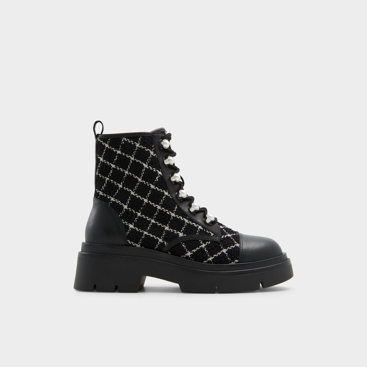 Aldo | Marthia in Other Black - Combat ankle boot, Black