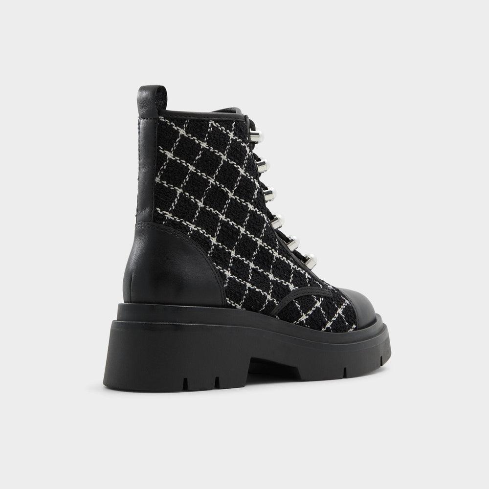 Aldo | Marthia in Other Black - Combat ankle boot, Black