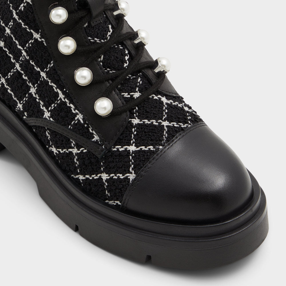 Aldo | Marthia in Other Black - Combat ankle boot, Black