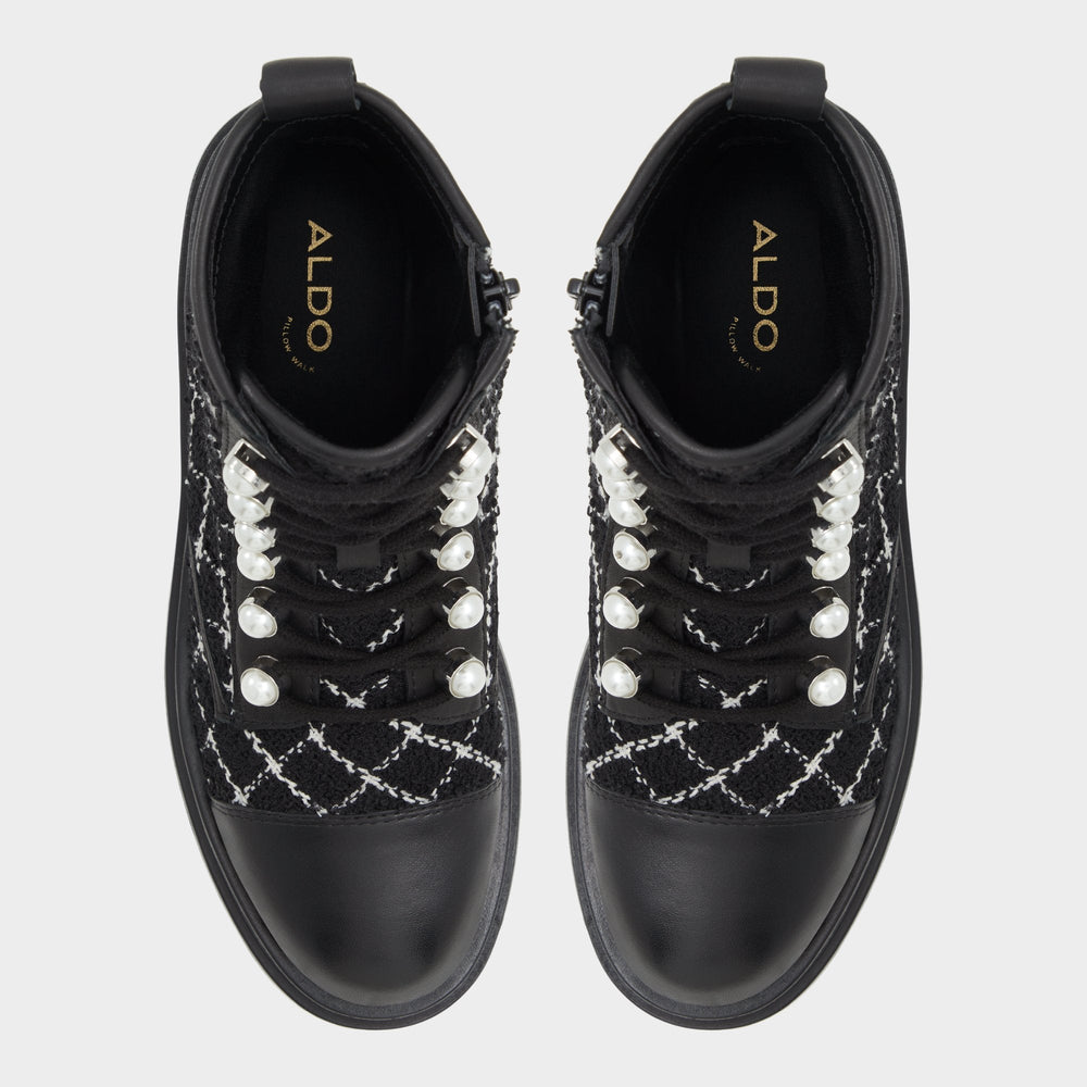 Aldo | Marthia in Other Black - Combat ankle boot, Black