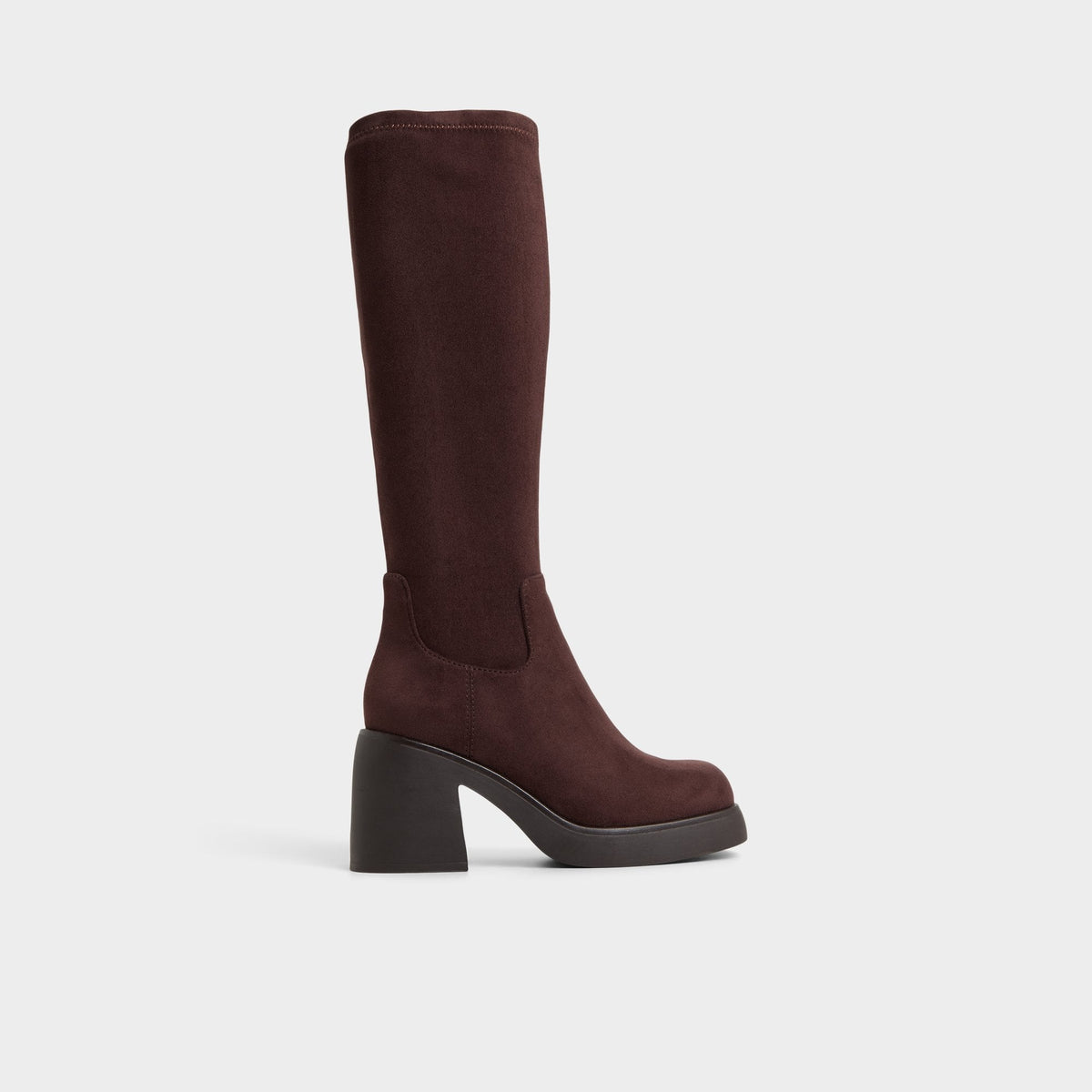 Aldo | Auster in Dark Brown - Knee-high boot, Platform
