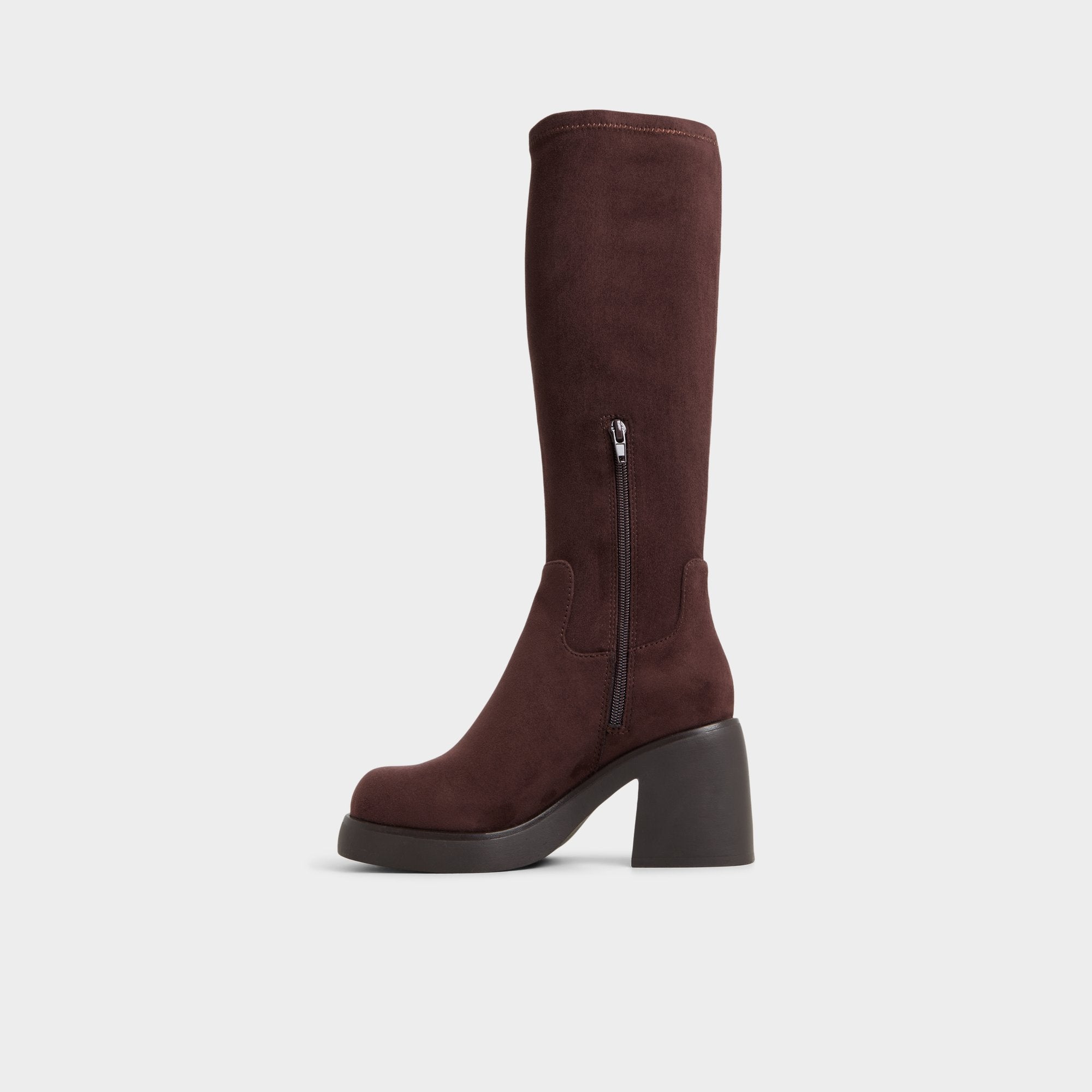 Aldo | Auster in Dark Brown - Knee-high boot, Platform
