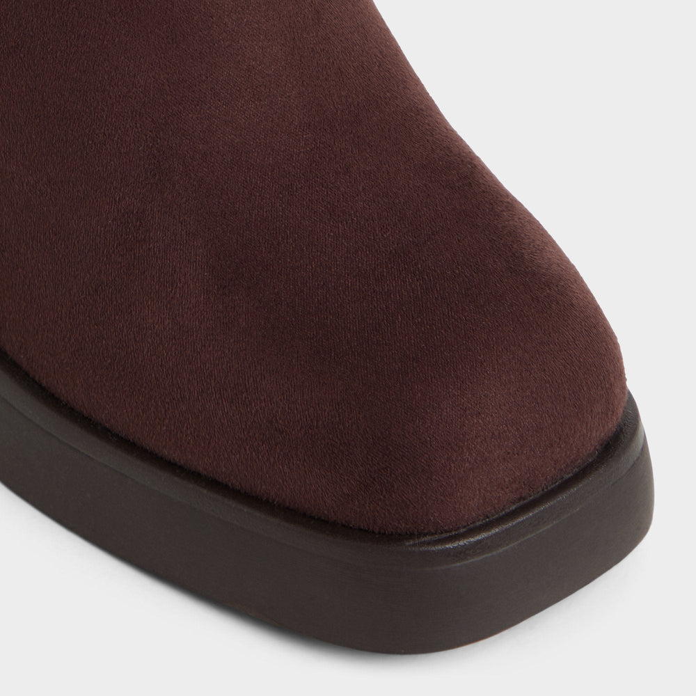 Aldo | Auster in Dark Brown - Knee-high boot, Platform