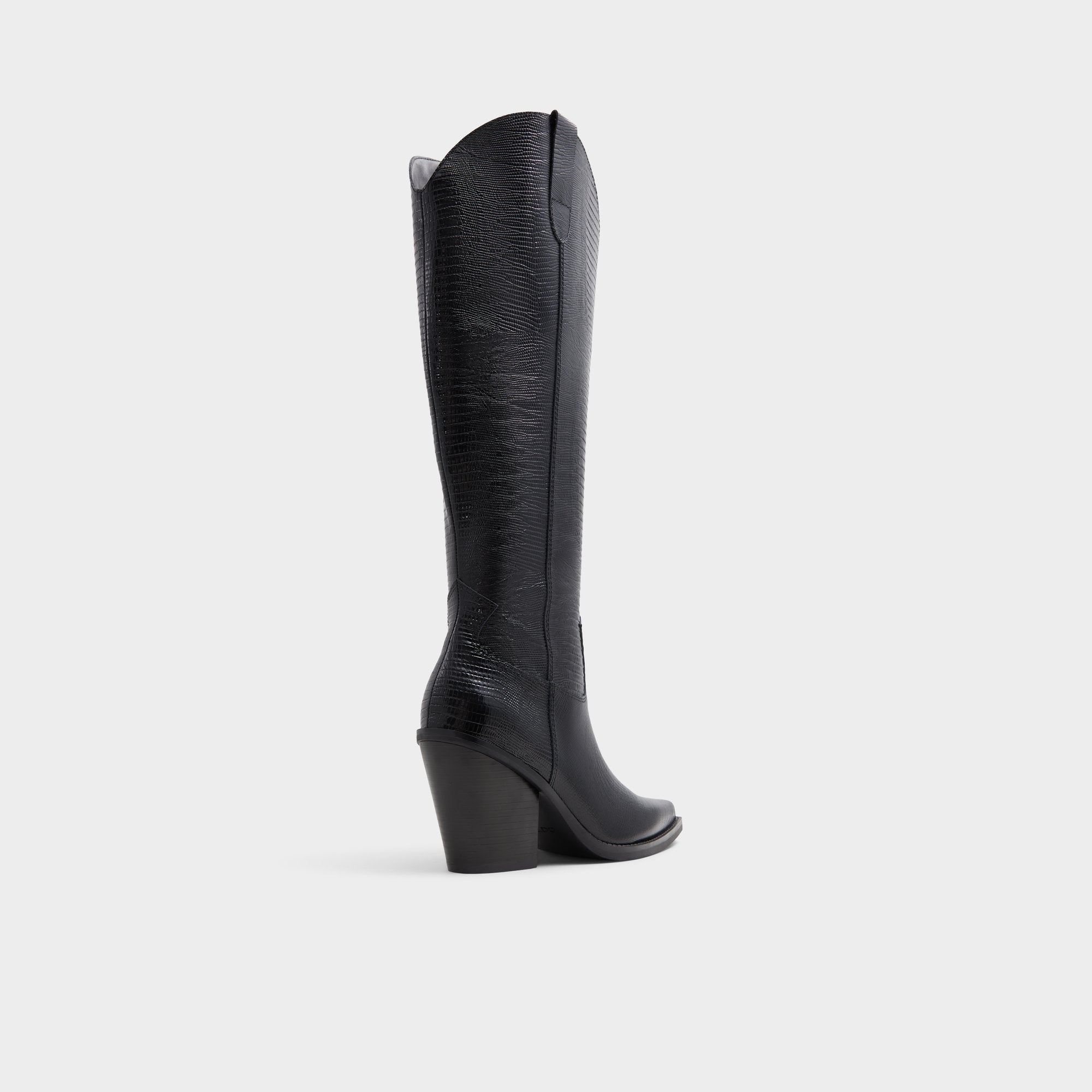Aldo | Nevada-wc Black Women's Western - Western knee-high boot, Black