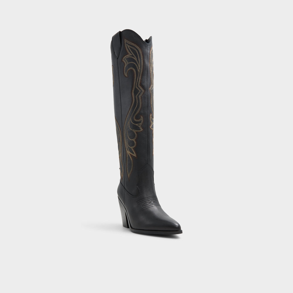 Aldo | Alamo Other Black Women's Tall Boots - Western boot, Cup sole