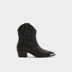 Aldo | Valley Black Women's Western - Western boot, Block heel