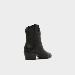 Aldo | Valley Black Women's Western - Western boot, Block heel