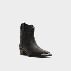 Aldo | Valley Black Women's Western - Western boot, Block heel