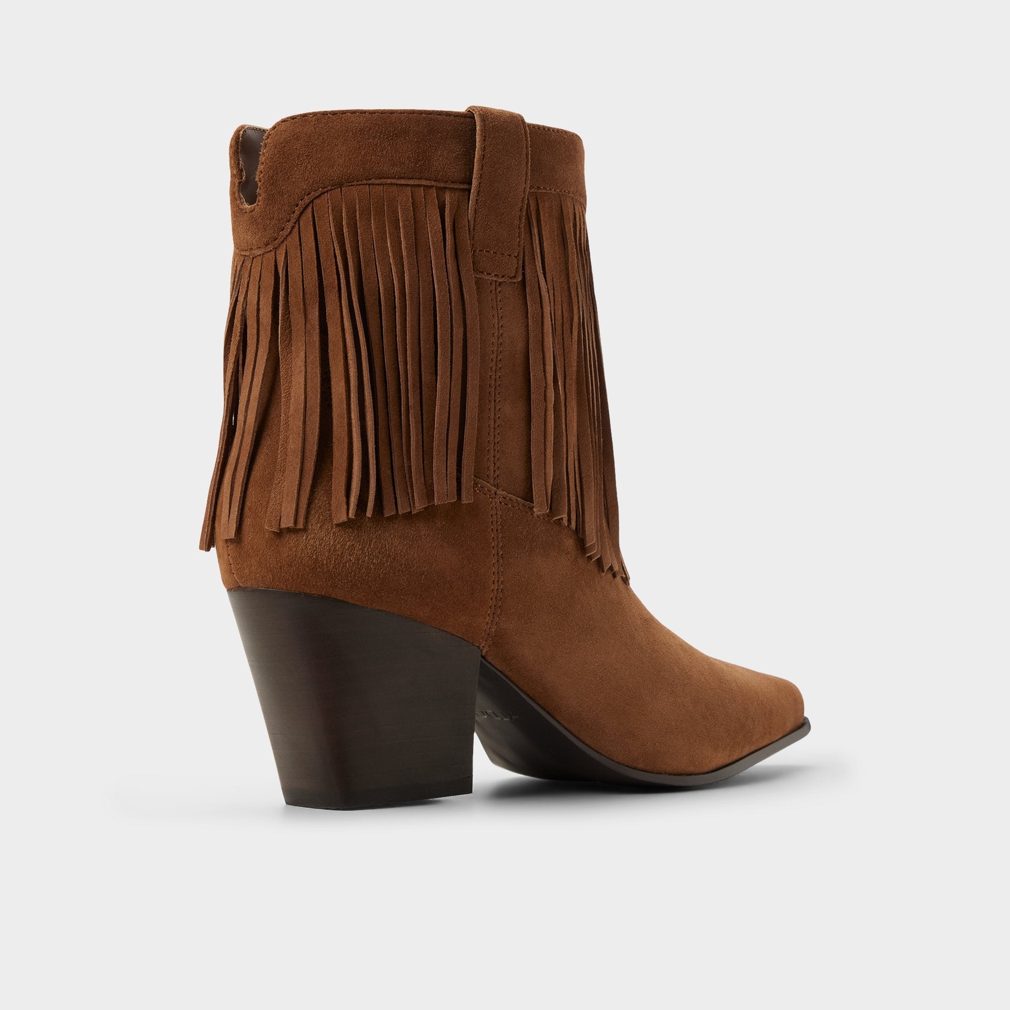 Aldo | Jollene in Dark Brown - Western boot, Block heel