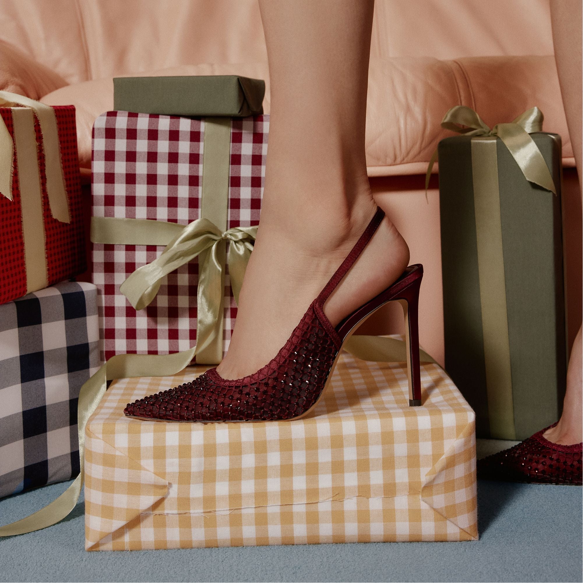 Aldo | Marciana in Burgundy 14151906 - Slingback heel, Stiletto heel