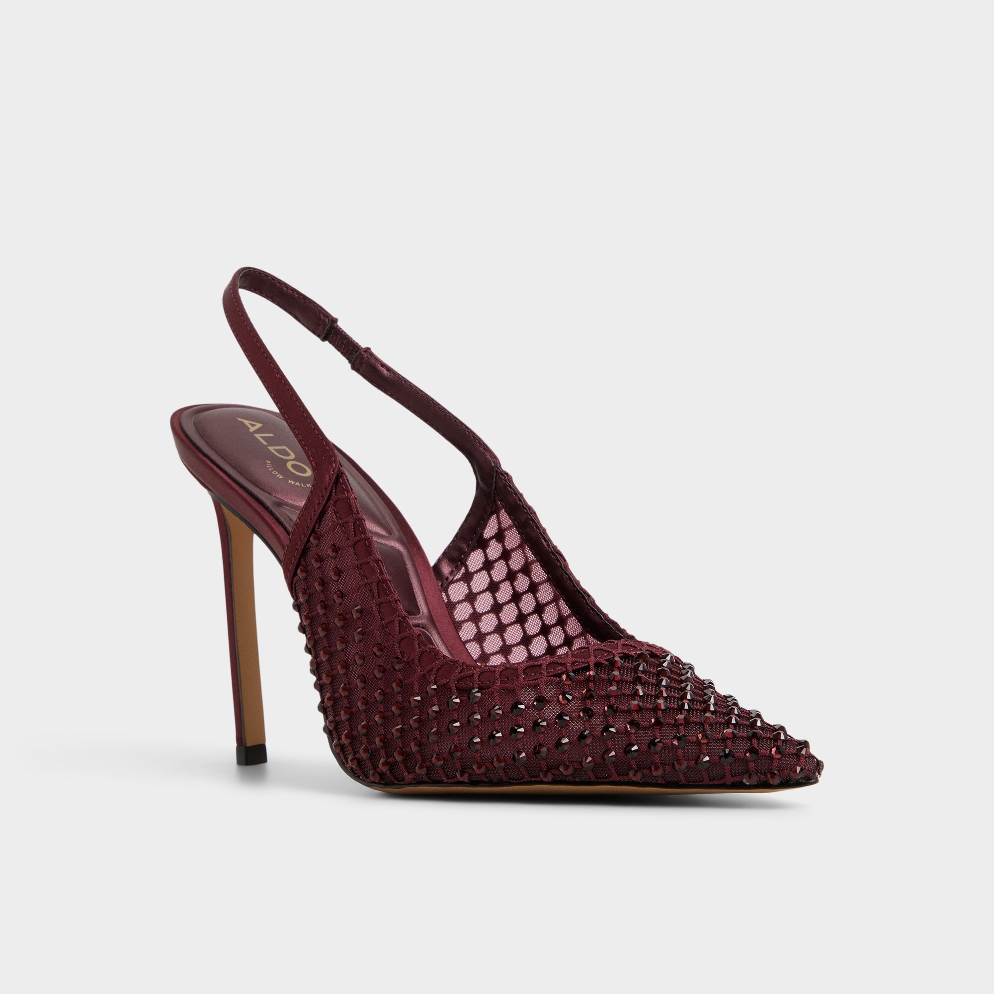 Aldo | Marciana in Burgundy 14151906 - Slingback heel, Stiletto heel