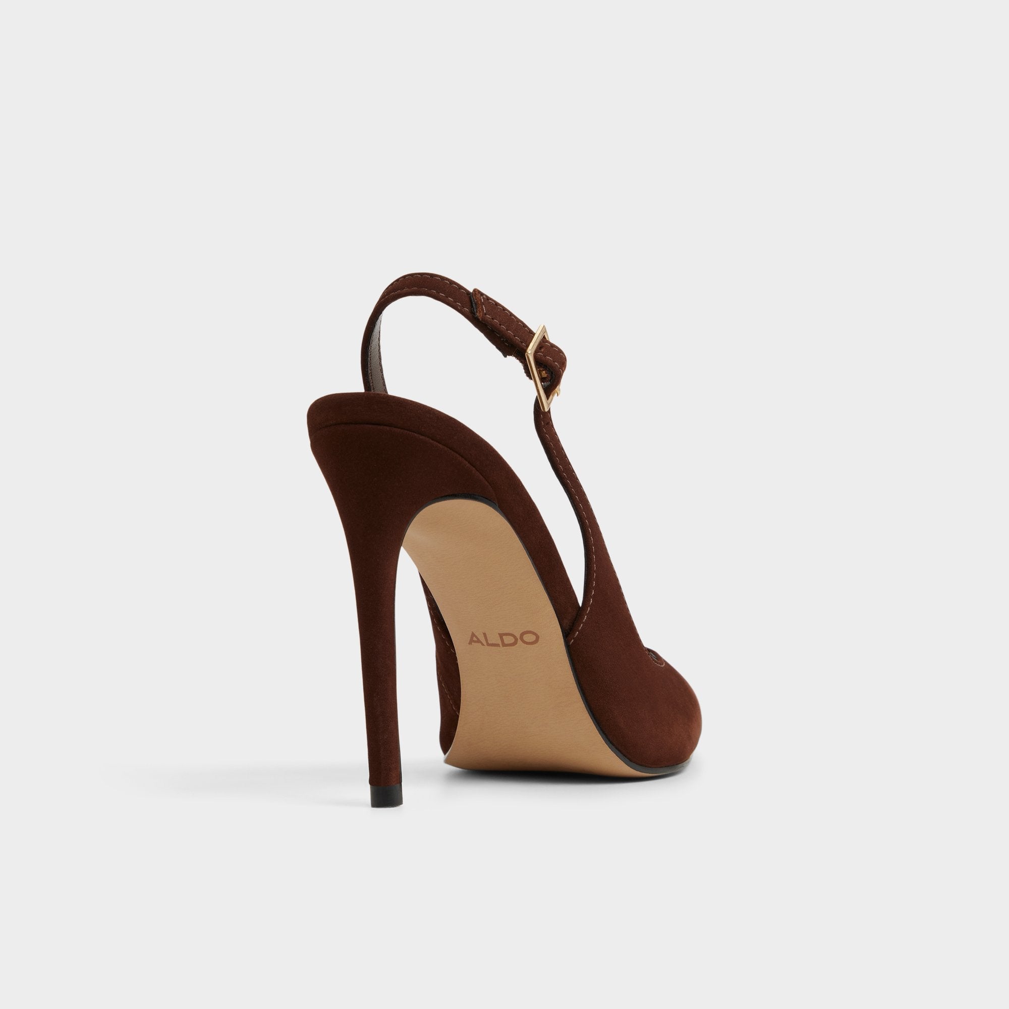 Aldo | Stessysling in Dark Brown 14163419 - Slingback heel, Stiletto heel