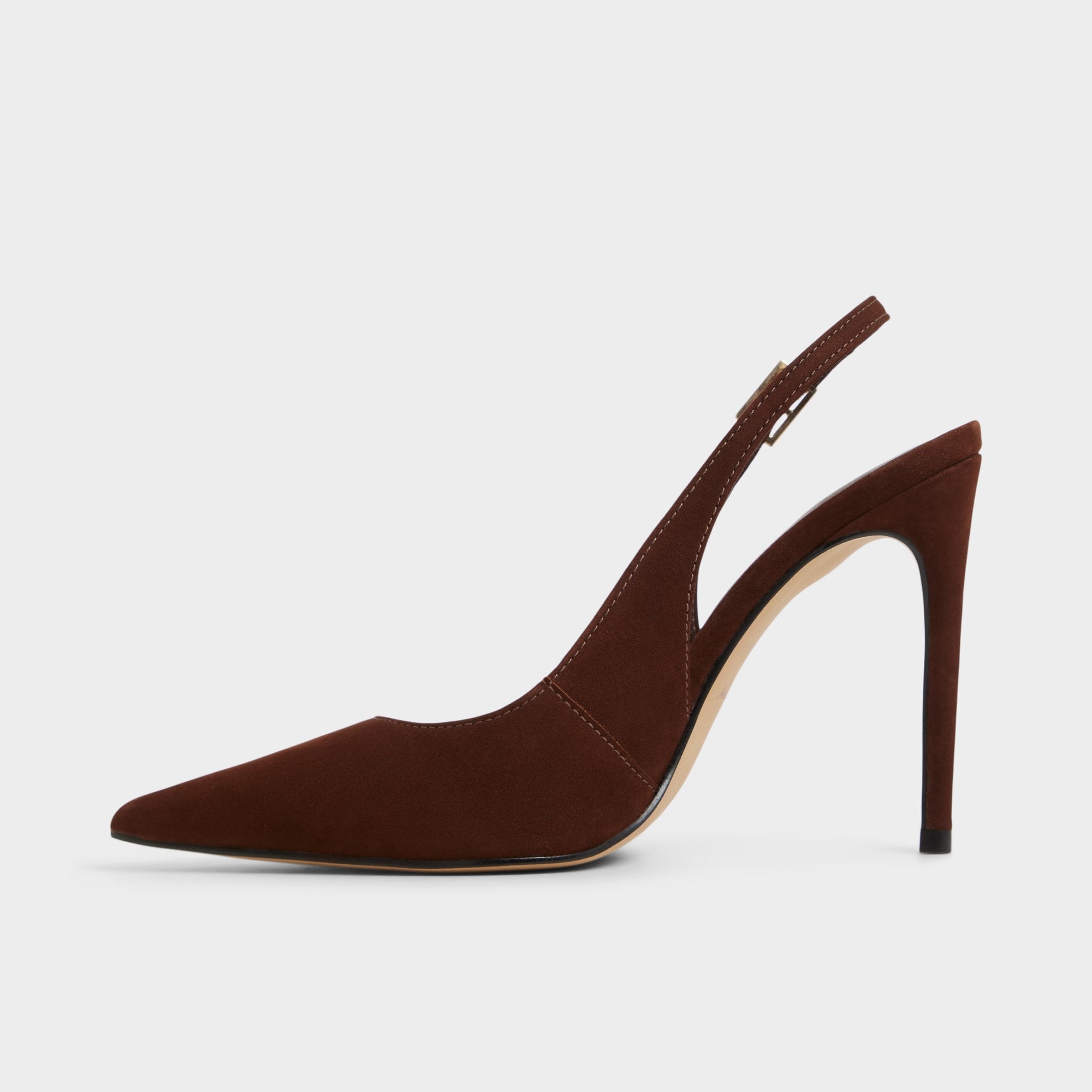 Aldo | Stessysling in Dark Brown 14163419 - Slingback heel, Stiletto heel