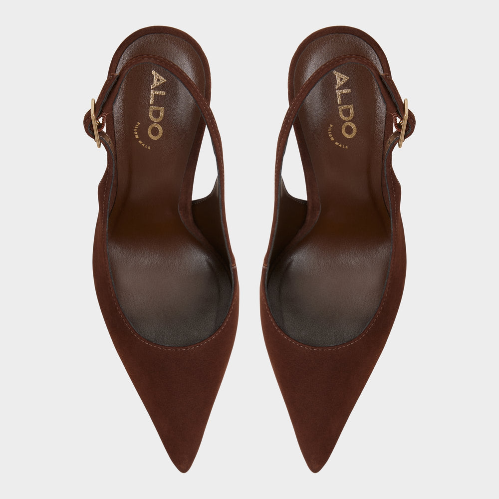 Aldo | Stessysling in Dark Brown 14163419 - Slingback heel, Stiletto heel