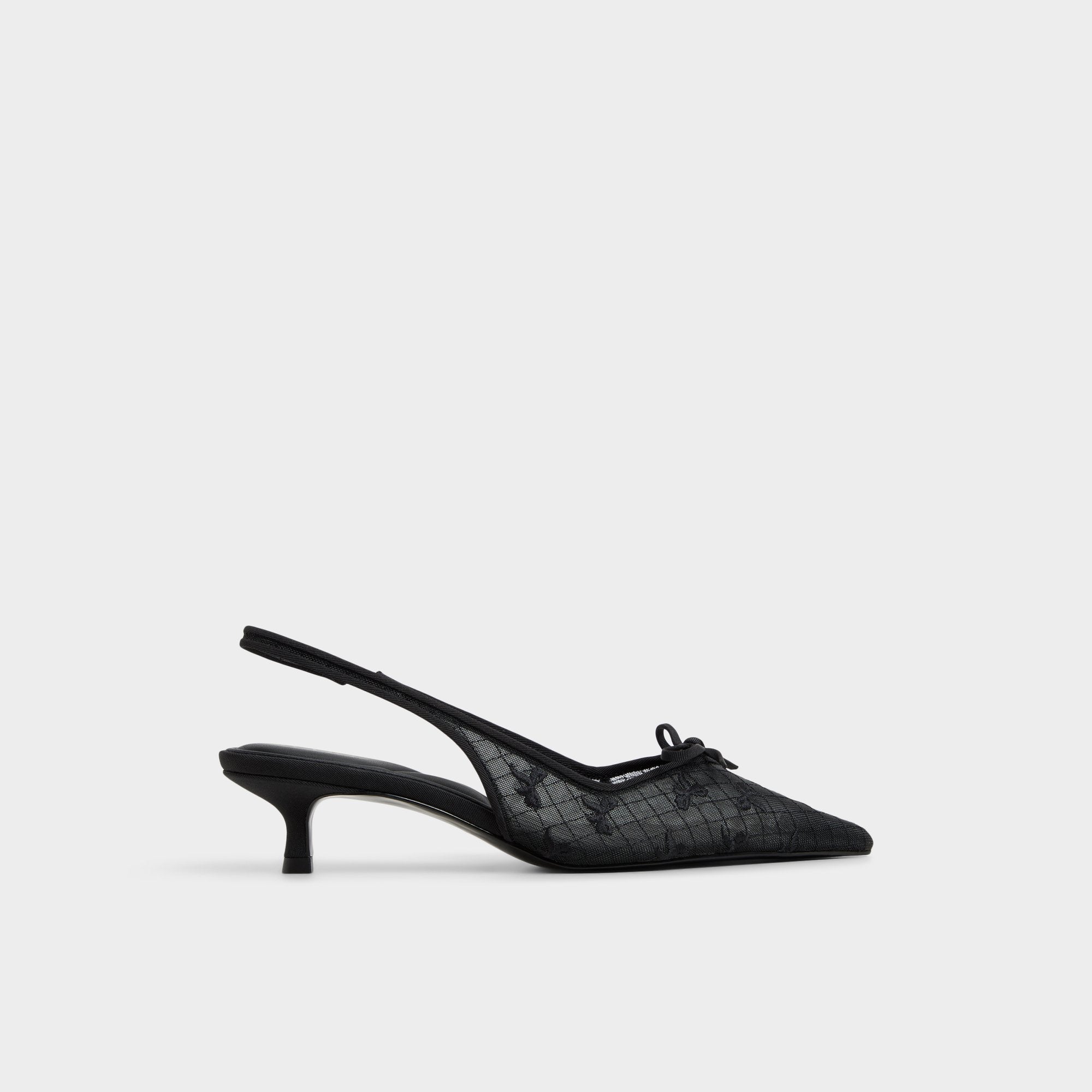 Aldo | Azaro in Other Black 14151901 - Slingback heel, Kitten heel