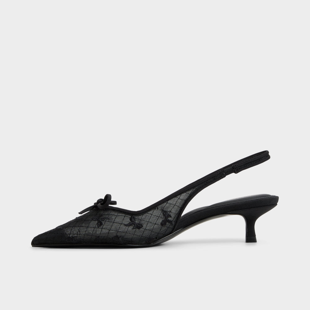 Aldo | Azaro in Other Black 14151901 - Slingback heel, Kitten heel