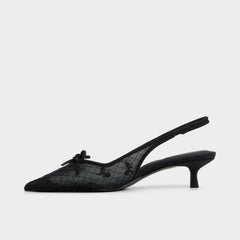 Aldo | Azaro in Other Black 14151901 - Slingback heel, Kitten heel