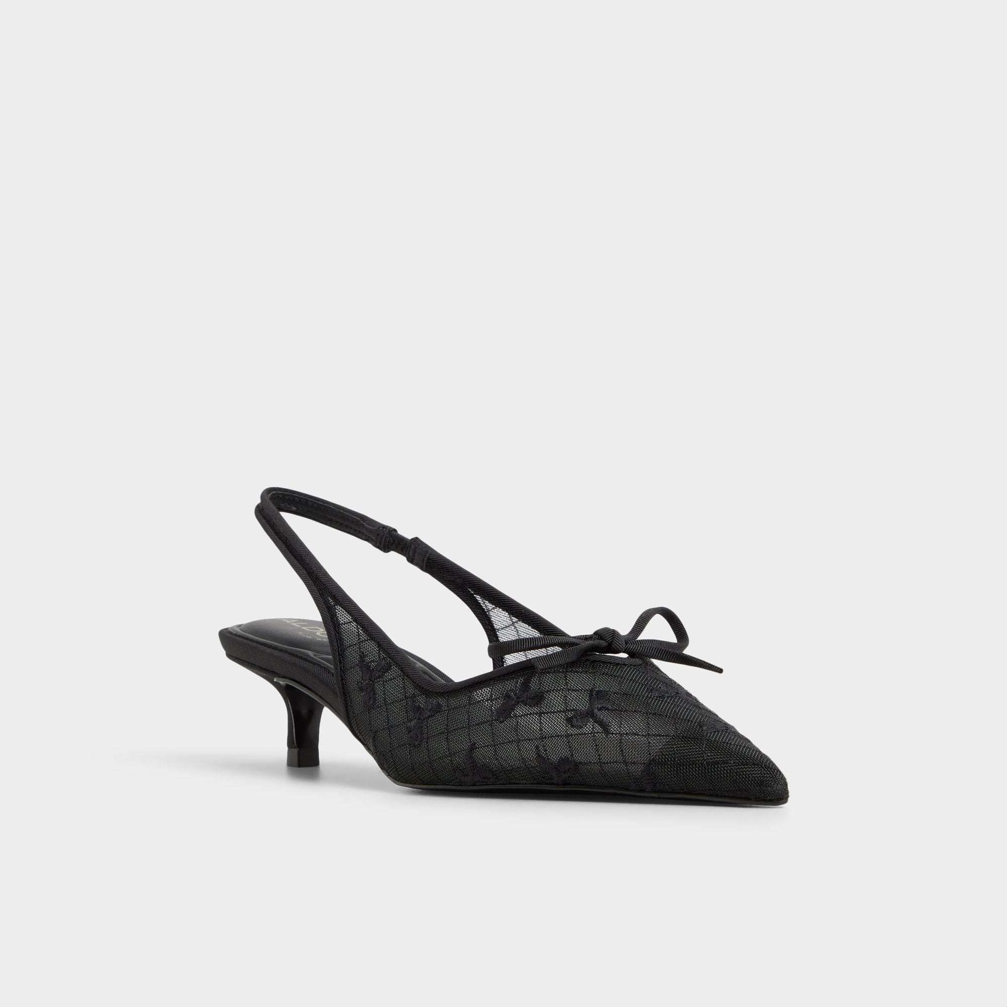 Aldo | Azaro in Other Black 14151901 - Slingback heel, Kitten heel