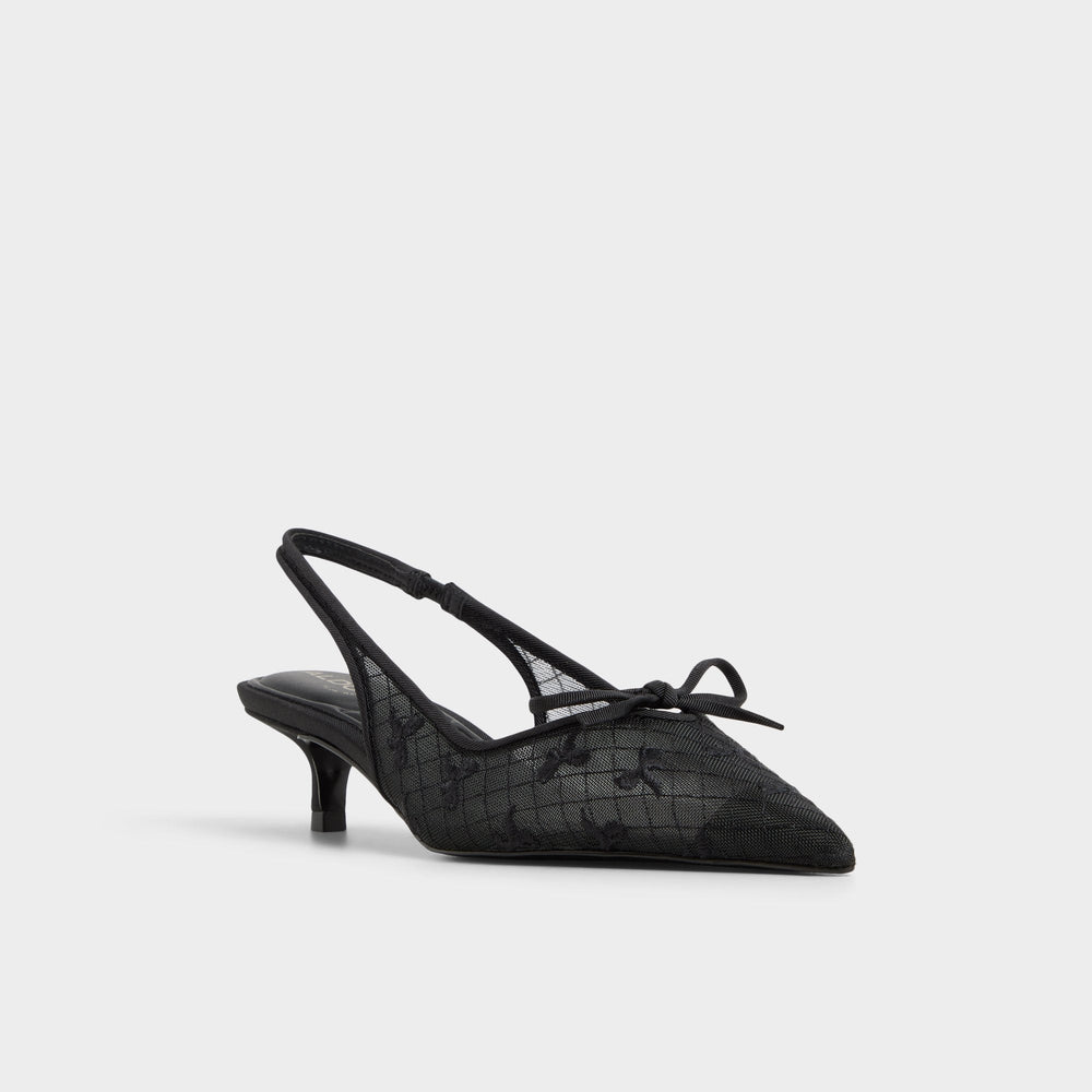 Aldo | Azaro in Other Black 14151901 - Slingback heel, Kitten heel