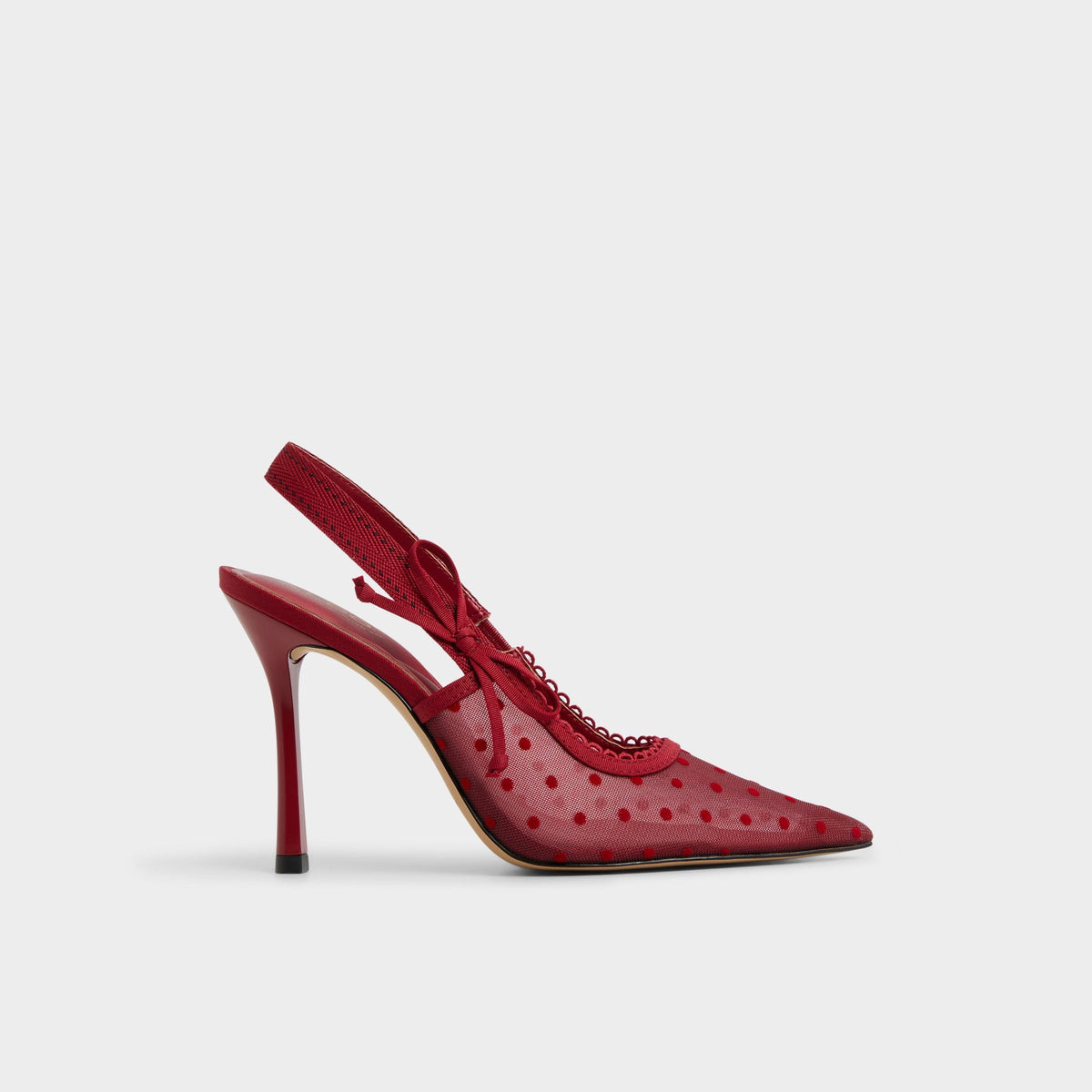 Aldo | Hennie in Dark Red 14151902 - Slingback heel, Stiletto heel