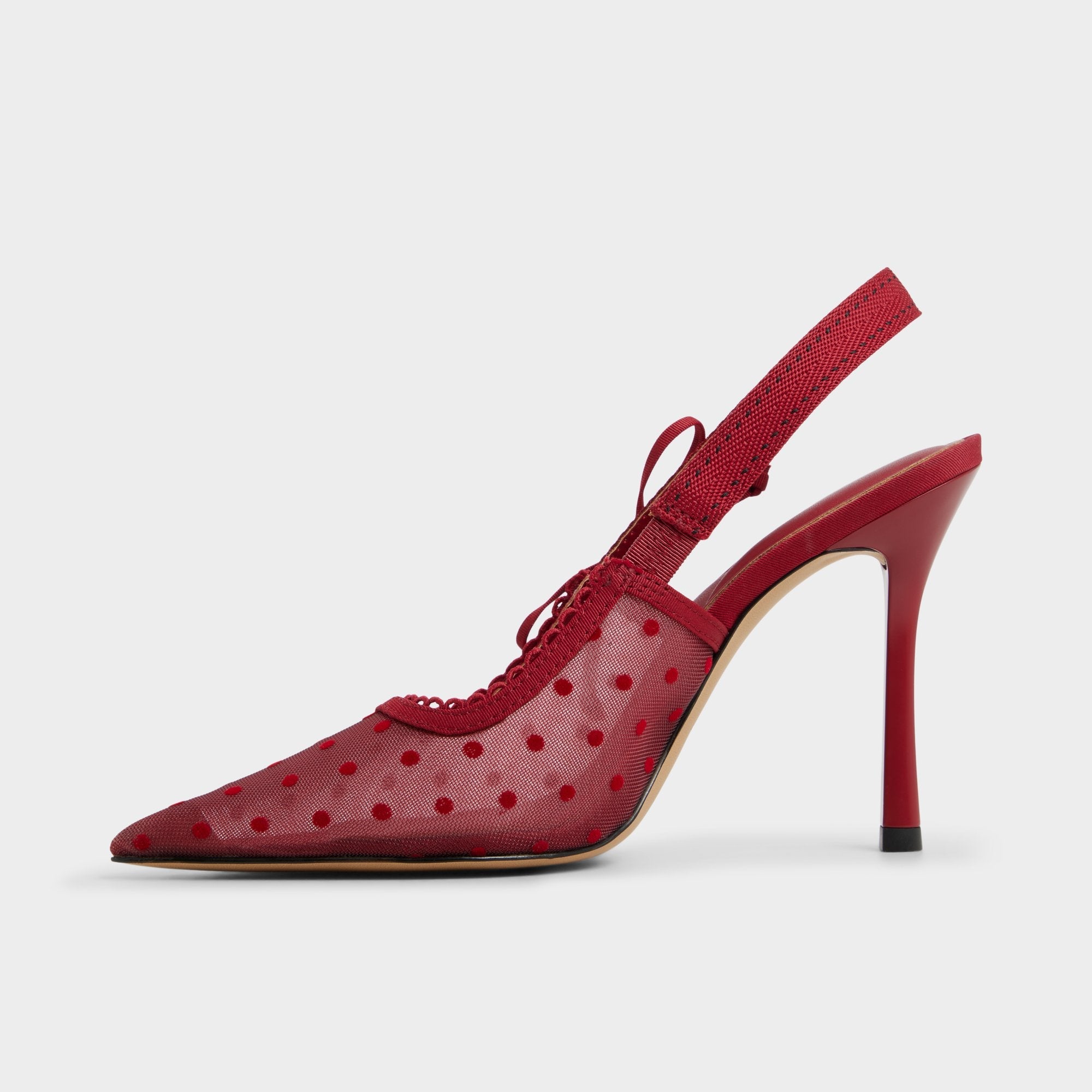 Aldo | Hennie in Dark Red 14151902 - Slingback heel, Stiletto heel