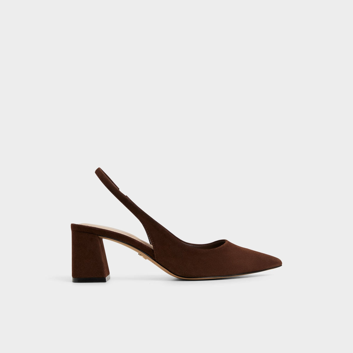 Aldo | Uliana in Dark Brown - Slingback heel, Block heel