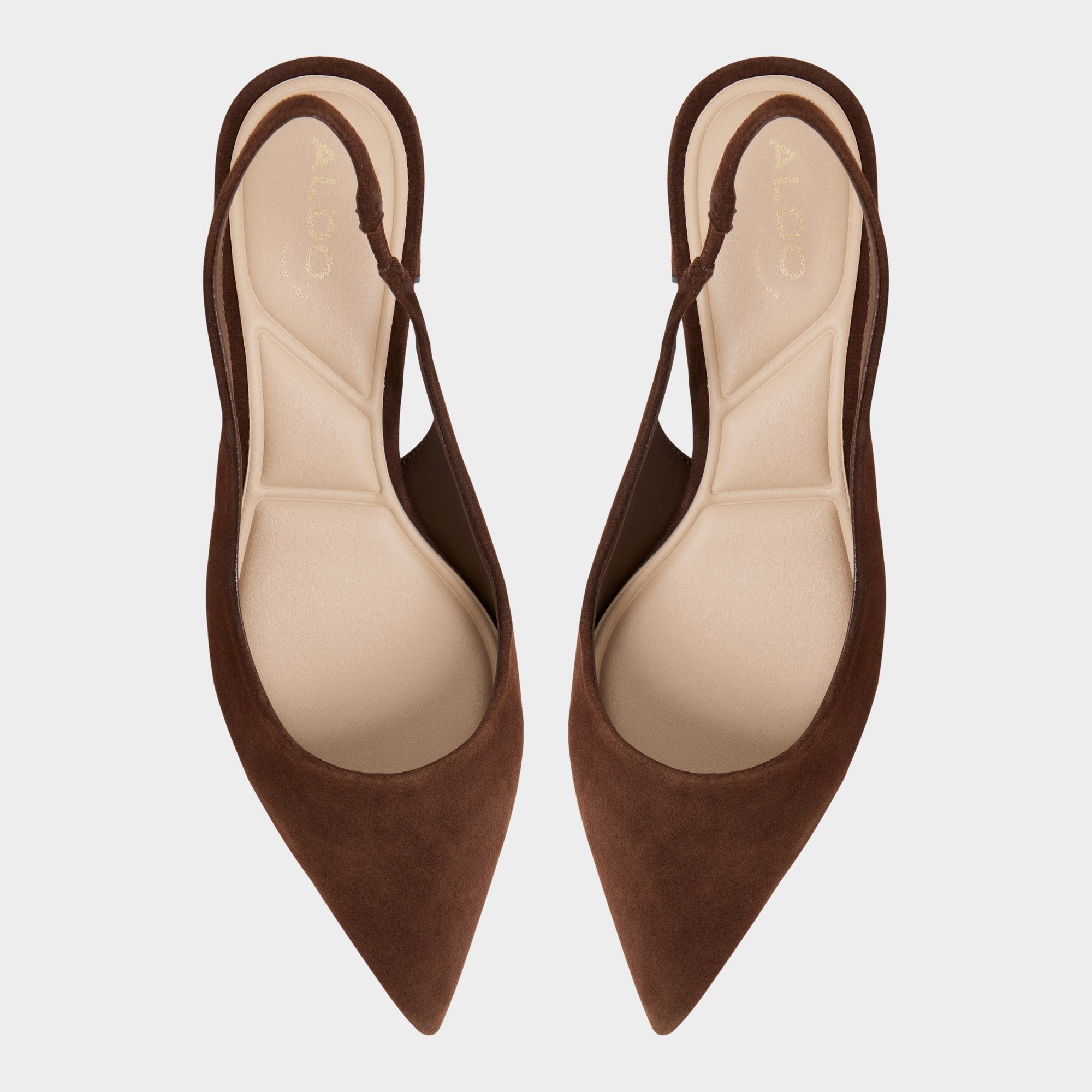 Aldo | Uliana in Dark Brown - Slingback heel, Block heel