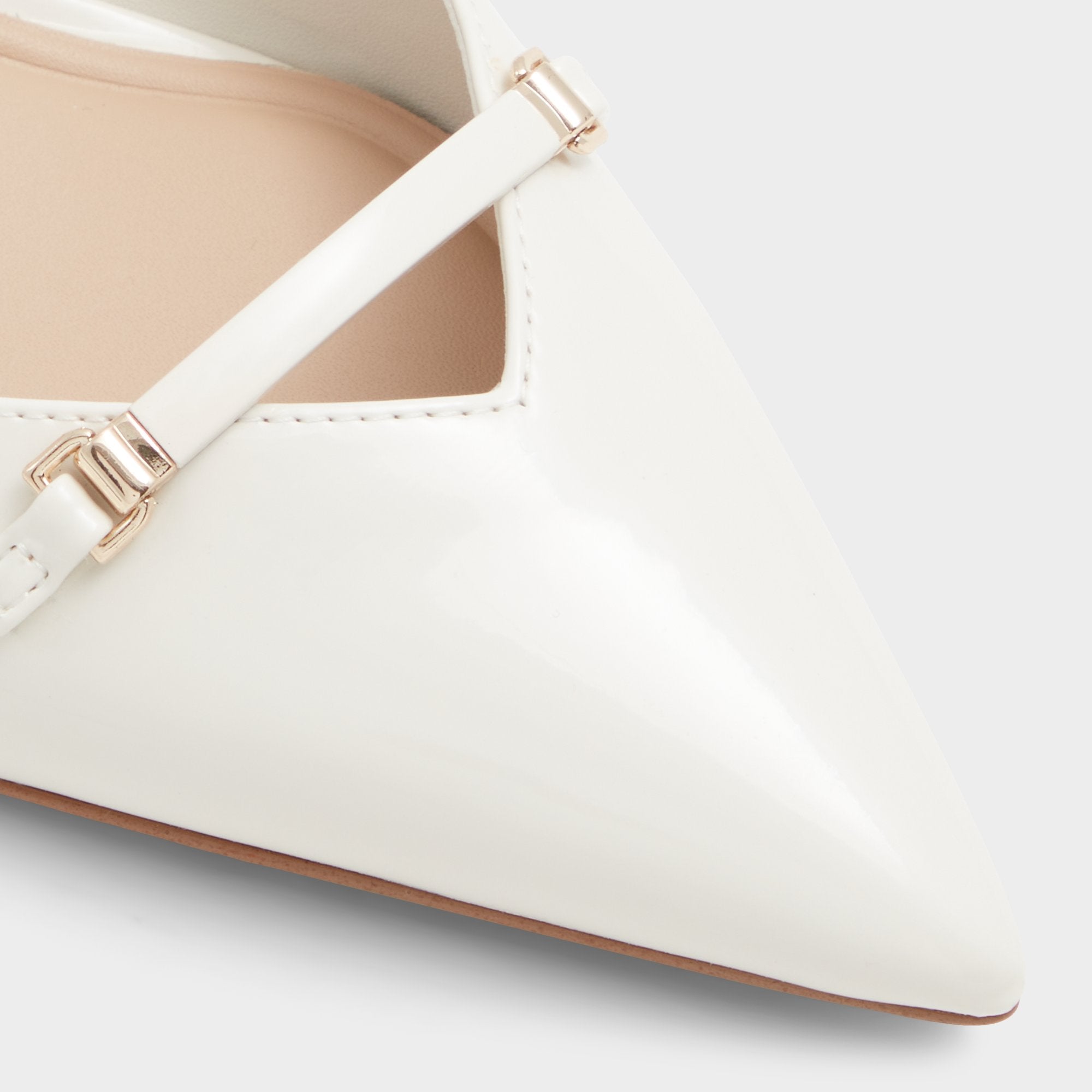 Aldo | Nailah White/Bone Women's Kitten heels - Slingback heel, Kitten heel