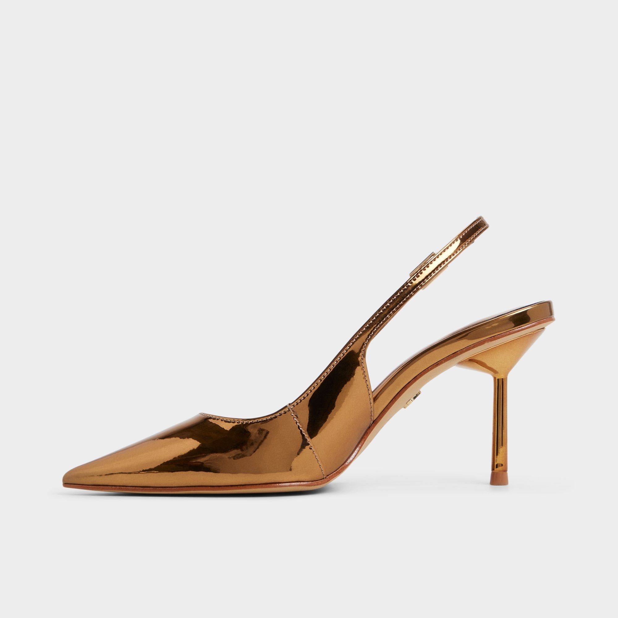 Aldo | Seralina in Bronze - Slingback heel, Stiletto heel