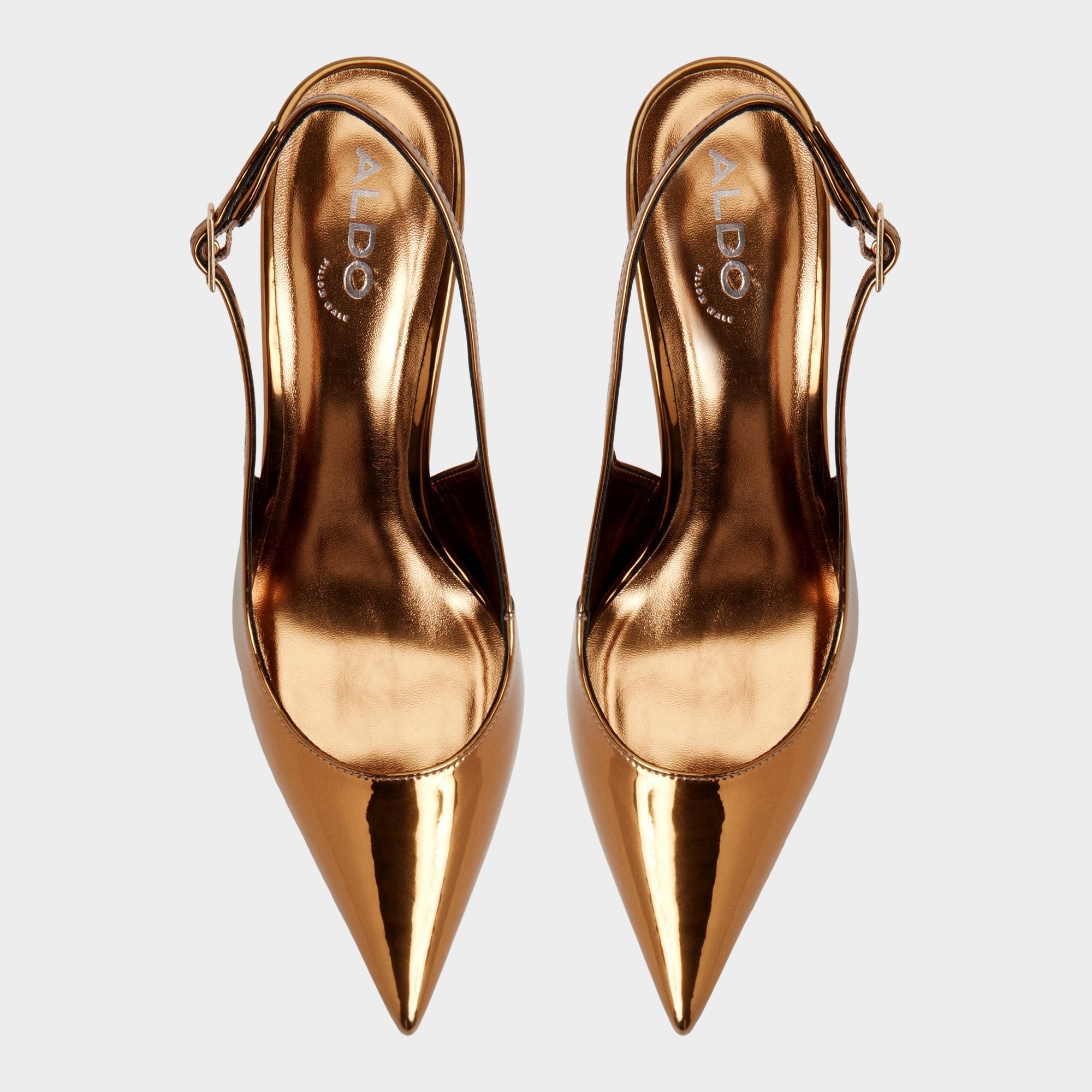 Aldo | Seralina in Bronze - Slingback heel, Stiletto heel