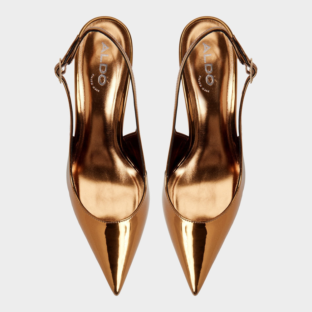 Aldo | Seralina in Bronze - Slingback heel, Stiletto heel