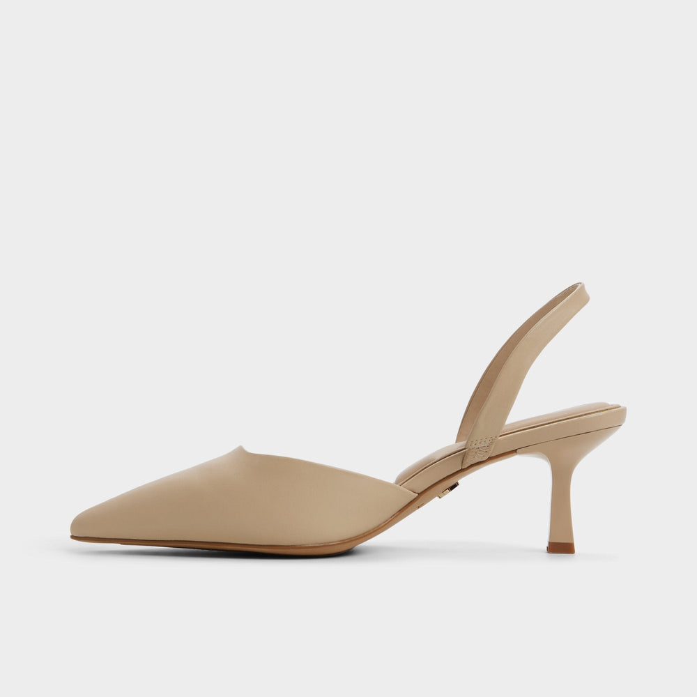 Aldo | Gavedessi in Medium Beige - Slingback heel, Kitten heel