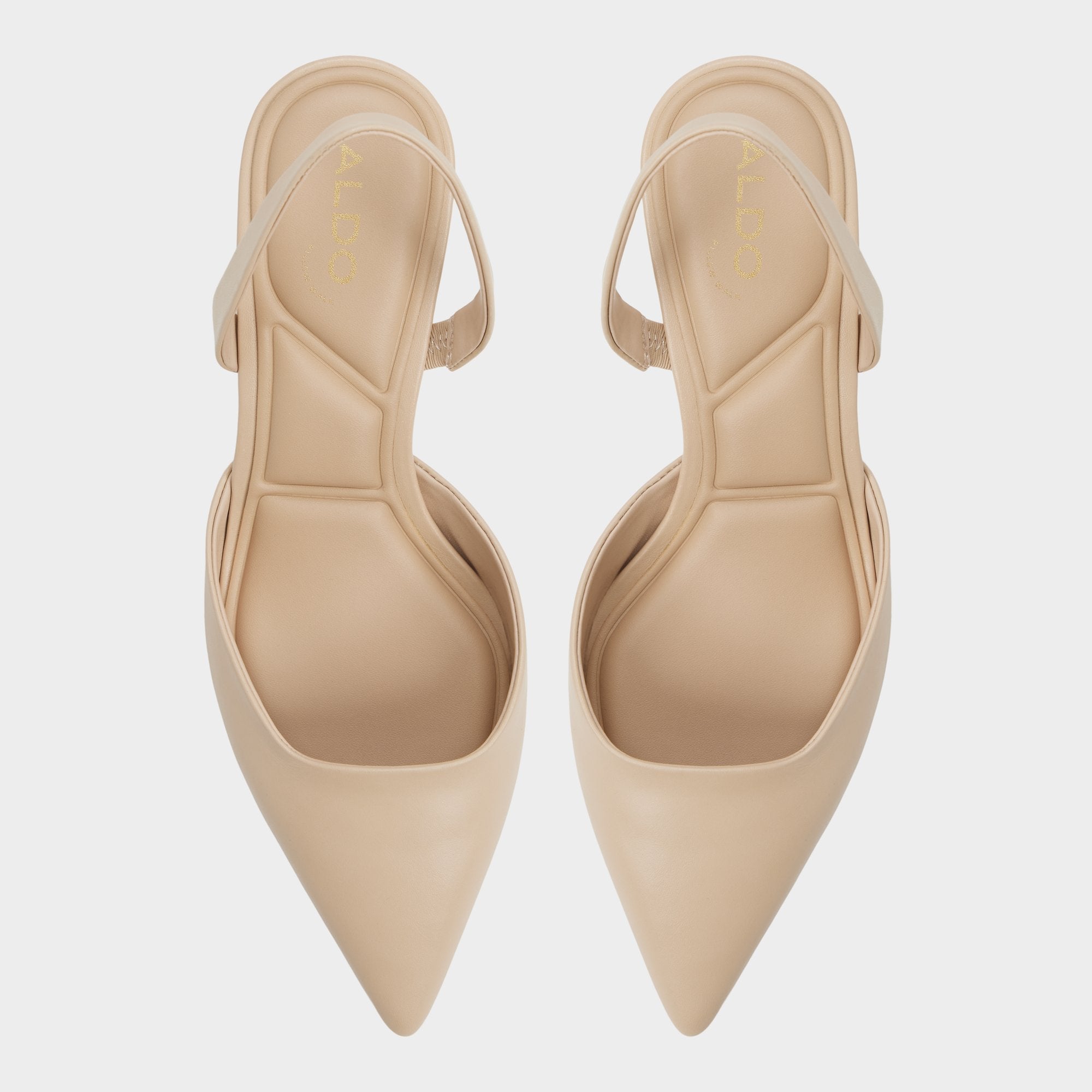 Aldo | Gavedessi in Medium Beige - Slingback heel, Kitten heel