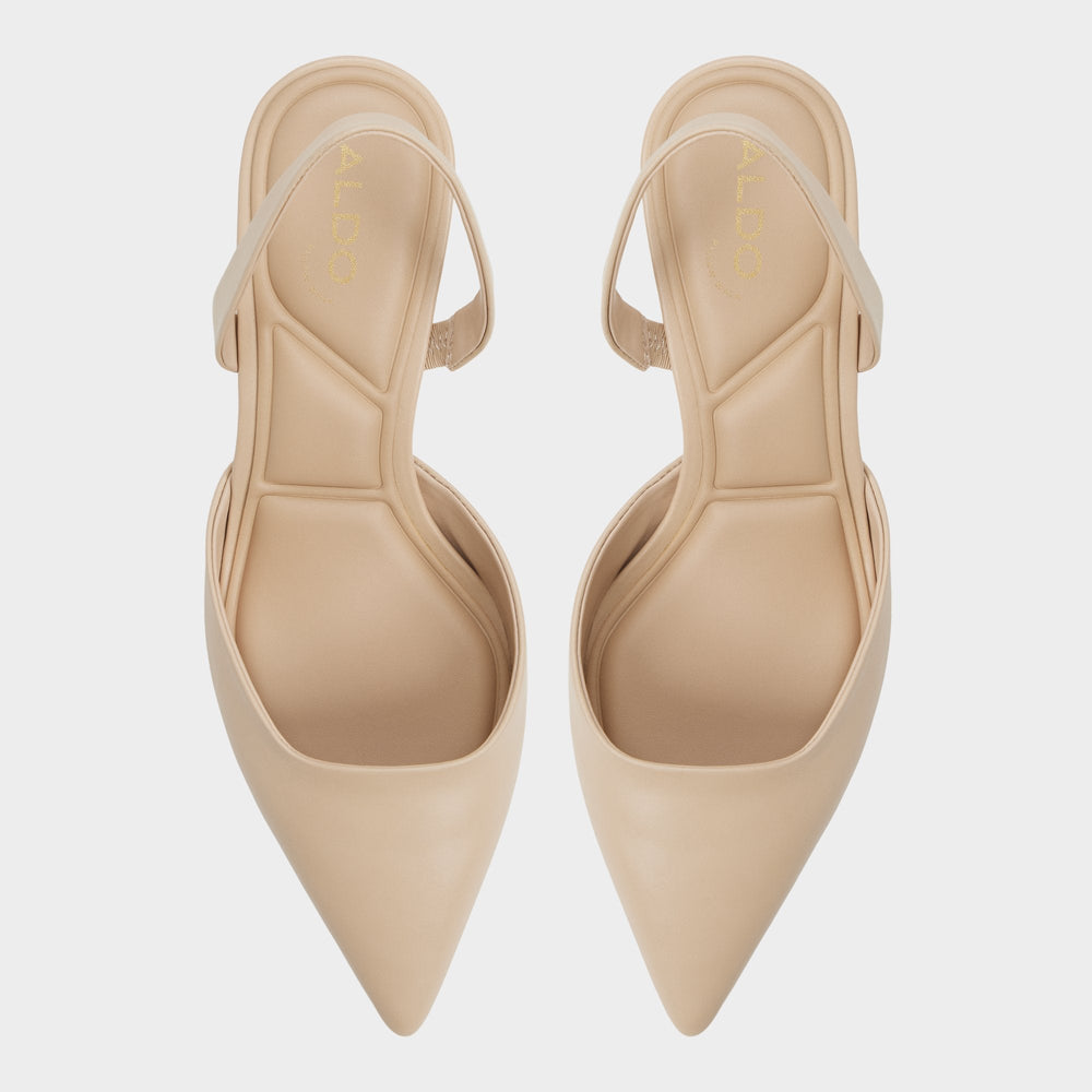 Aldo | Gavedessi in Medium Beige - Slingback heel, Kitten heel
