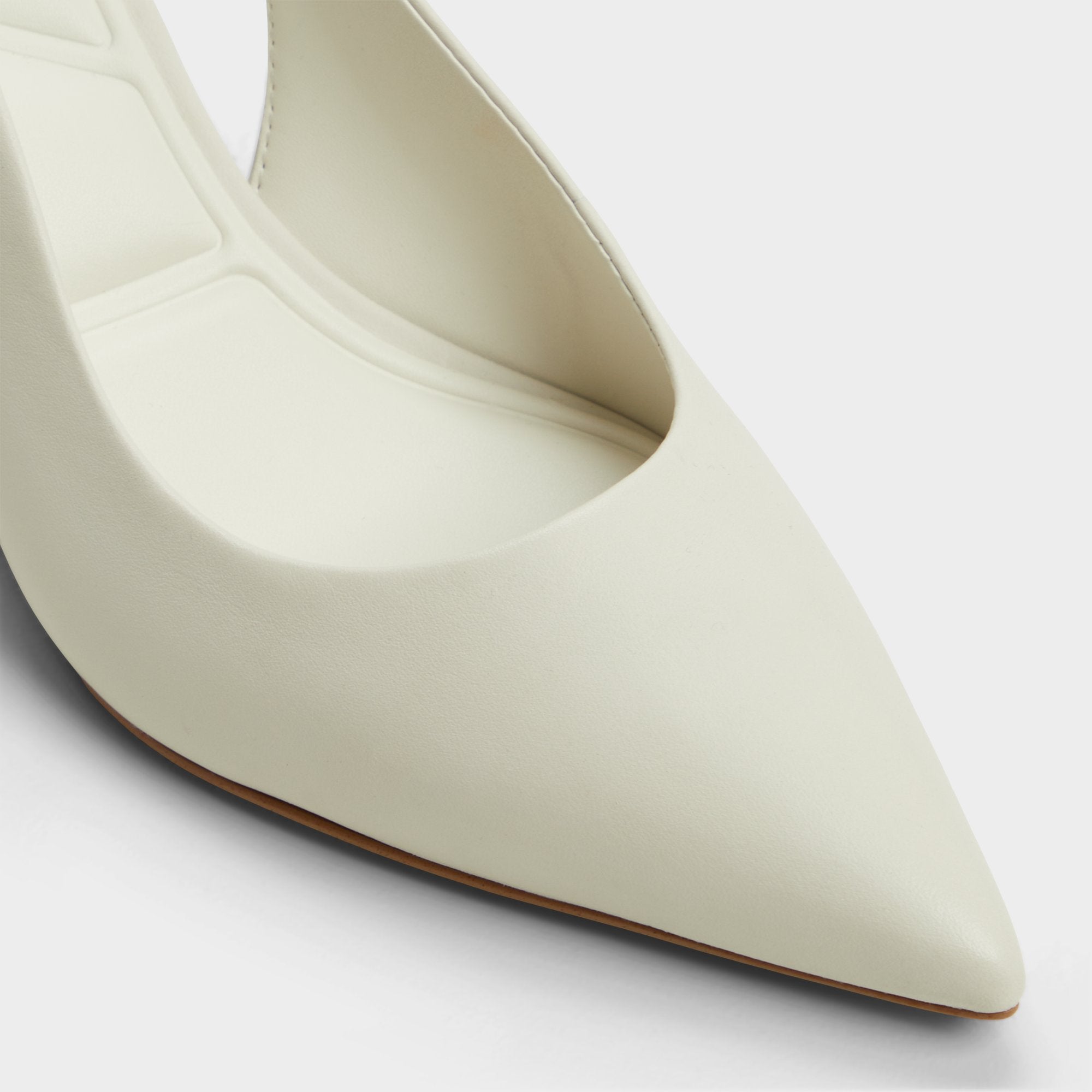 Aldo | Uliana White/Bone Women's Slingbacks - Slingback heel, Block heel