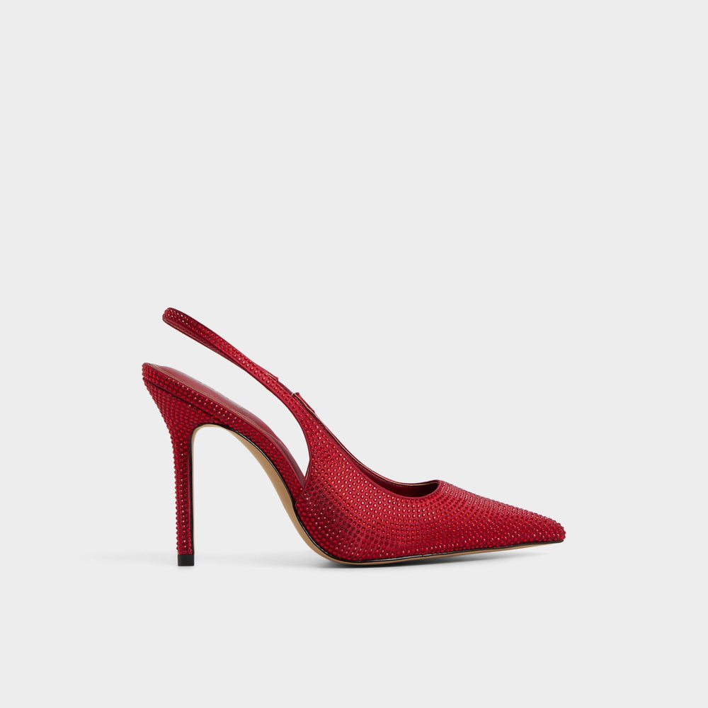 Aldo | Lovebloom in Xt Dark Red - Slingback heel, Stiletto heel