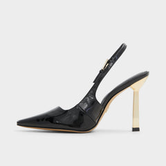 Aldo | Marysa Black Women's Slingbacks - Slingback heel, Stiletto heel