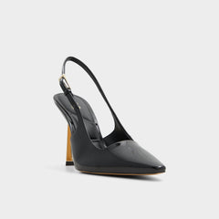 Aldo | Marysa Black Women's Slingbacks - Slingback heel, Stiletto heel