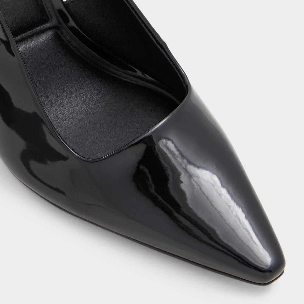 Aldo | Marysa Black Women's Slingbacks - Slingback heel, Stiletto heel