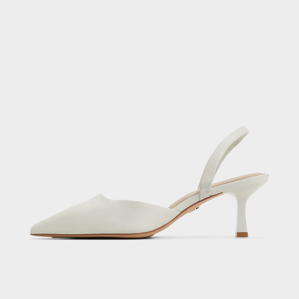 Aldo | Gavedessi Open White Women's Kitten heels - Slingback heel, Kitten heel