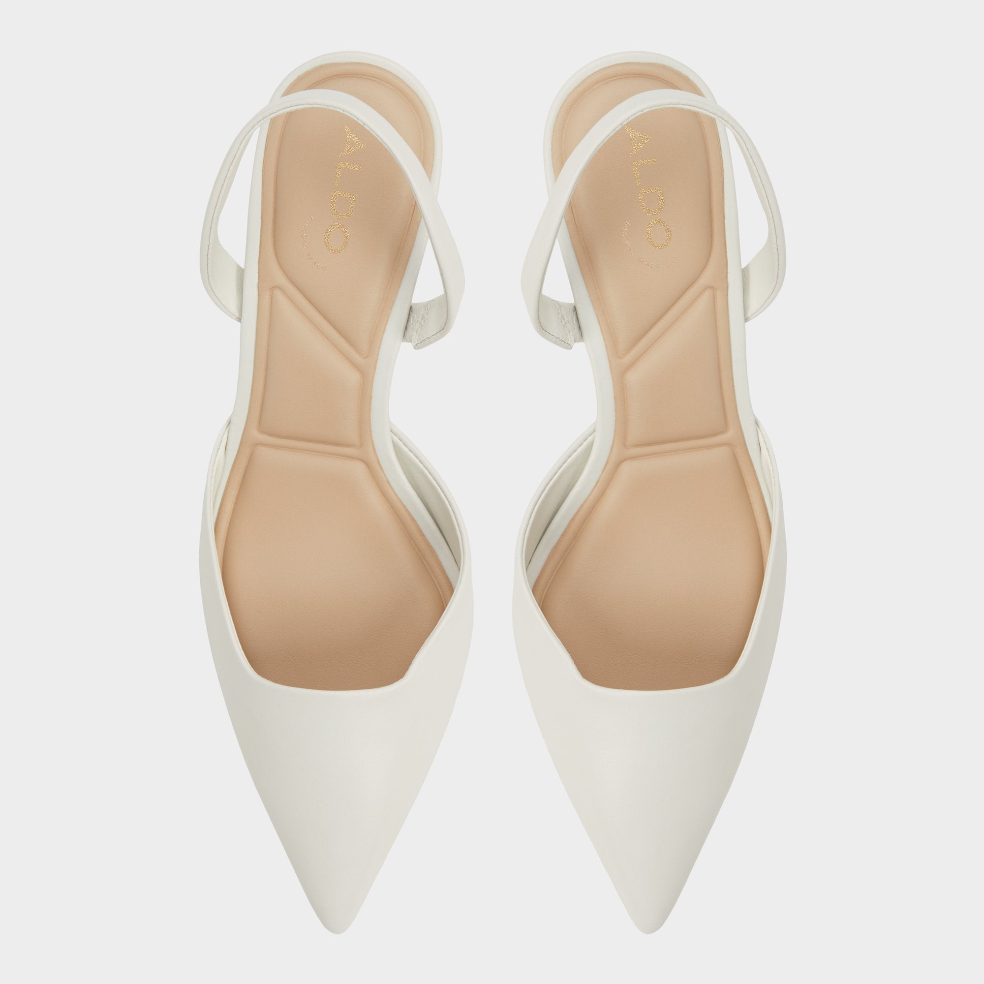 Aldo | Gavedessi Open White Women's Kitten heels - Slingback heel, Kitten heel