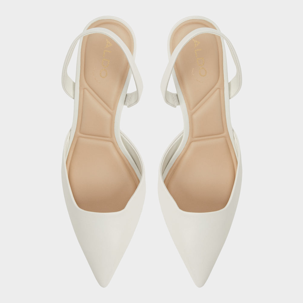 Aldo | Gavedessi Open White Women's Kitten heels - Slingback heel, Kitten heel