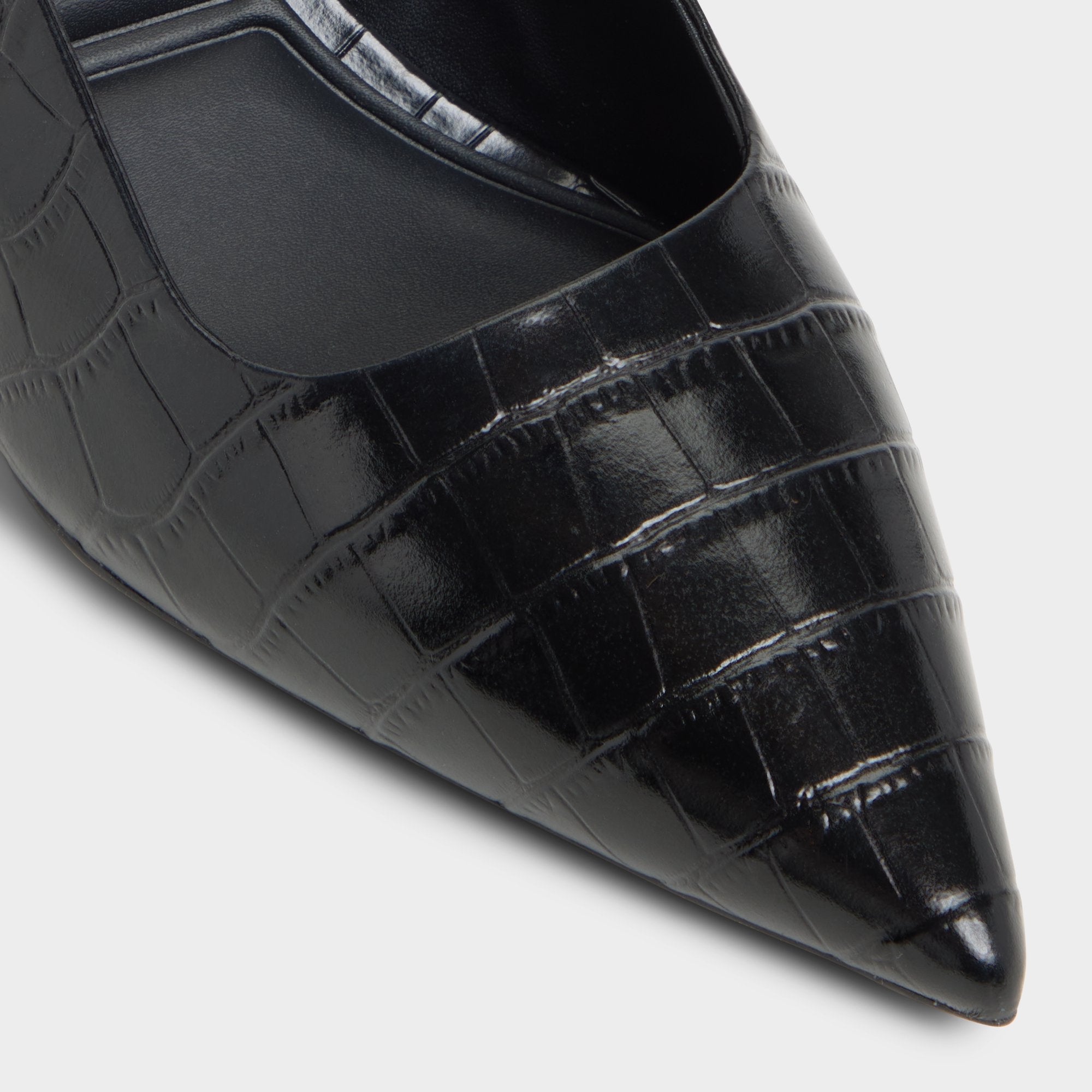 Aldo | Adan in Black - Slingback heel, Kitten heel