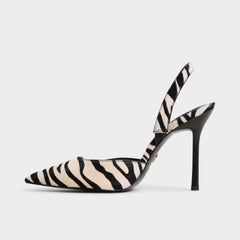 Aldo | Berolden White/Black Women's Animal Prints - Slingback heel
