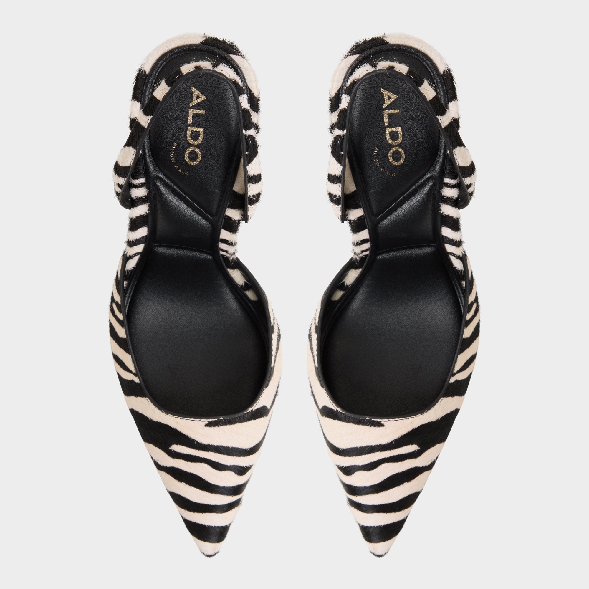 Aldo | Berolden White/Black Women's Animal Prints - Slingback heel