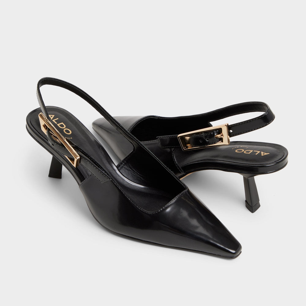 Aldo | Nealie in Black 14139075 - Slingback heel, Kitten heel