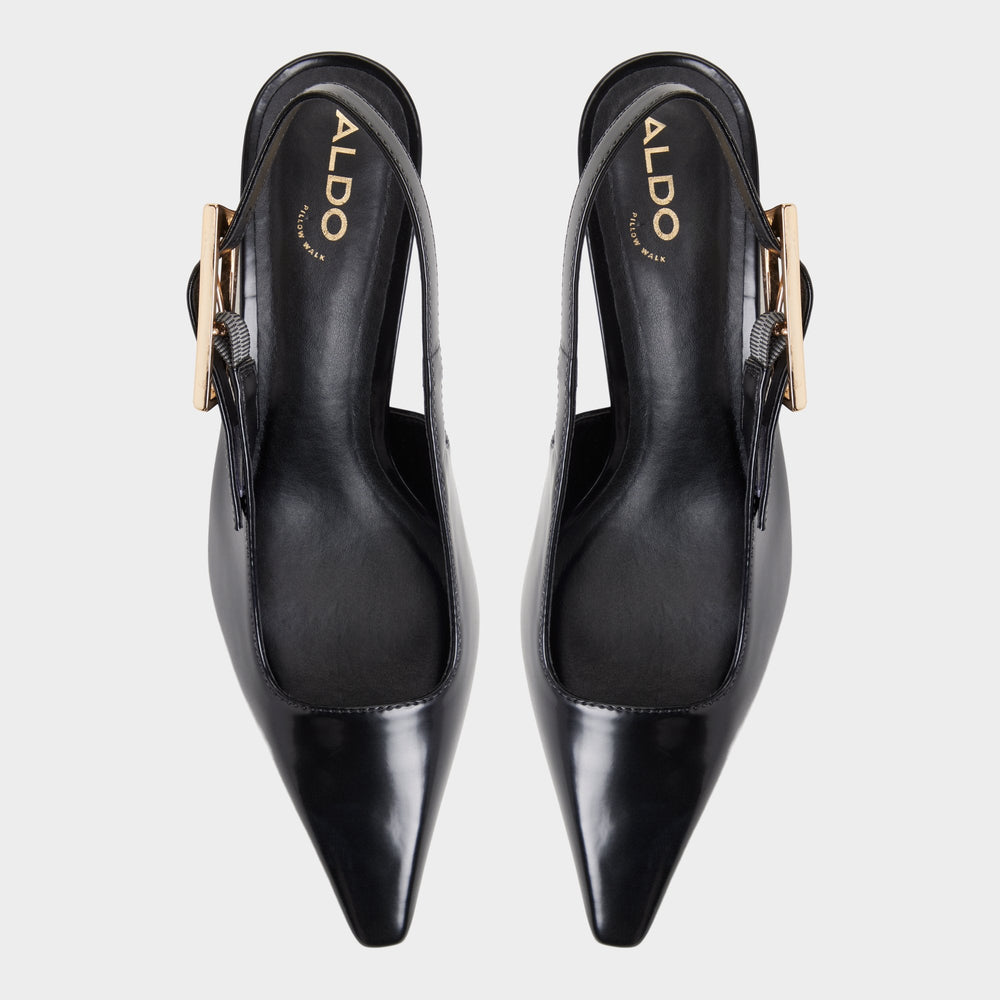 Aldo | Nealie in Black 14139075 - Slingback heel, Kitten heel