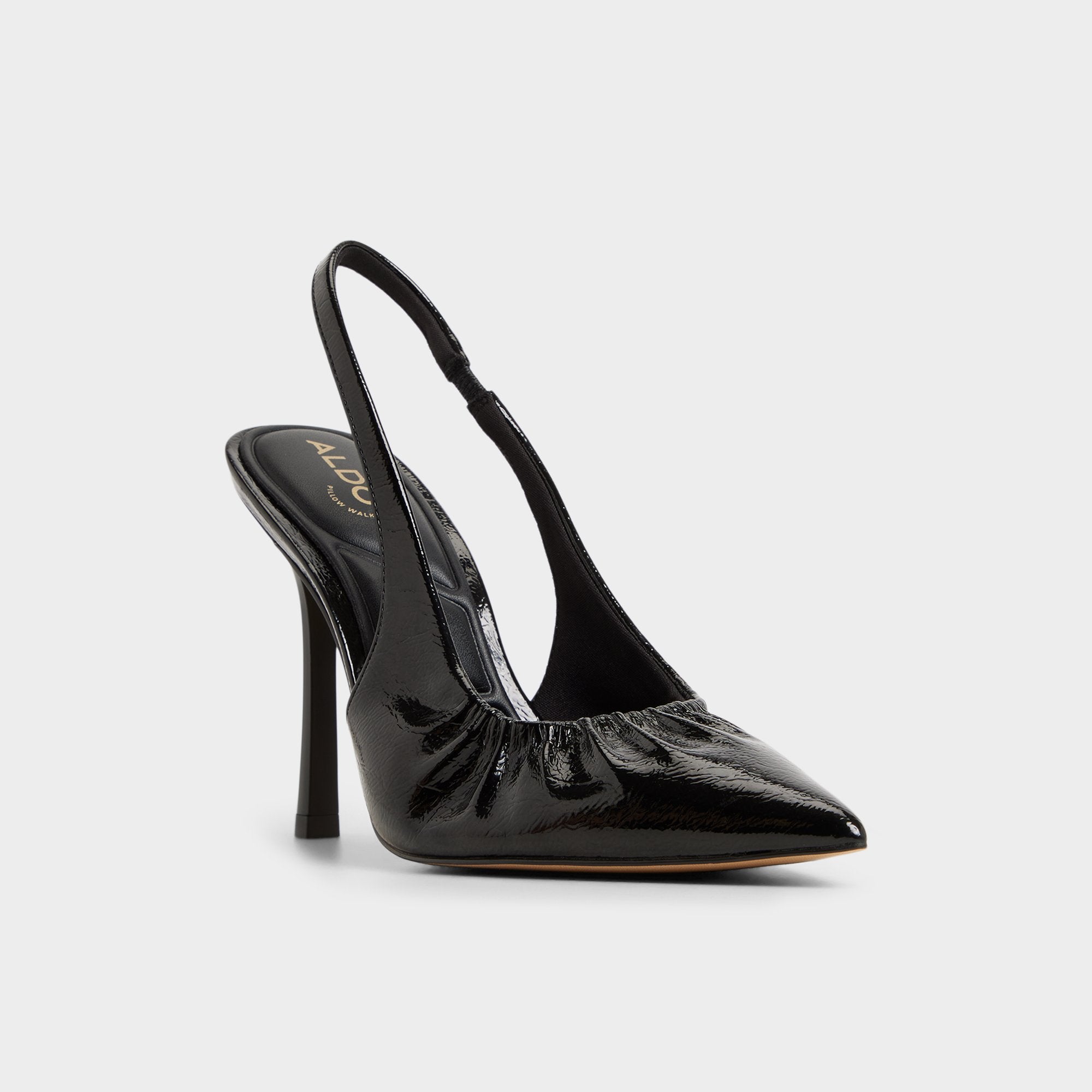 Aldo | Mystie Black Women's Slingbacks - Slingback heel, Stiletto heel