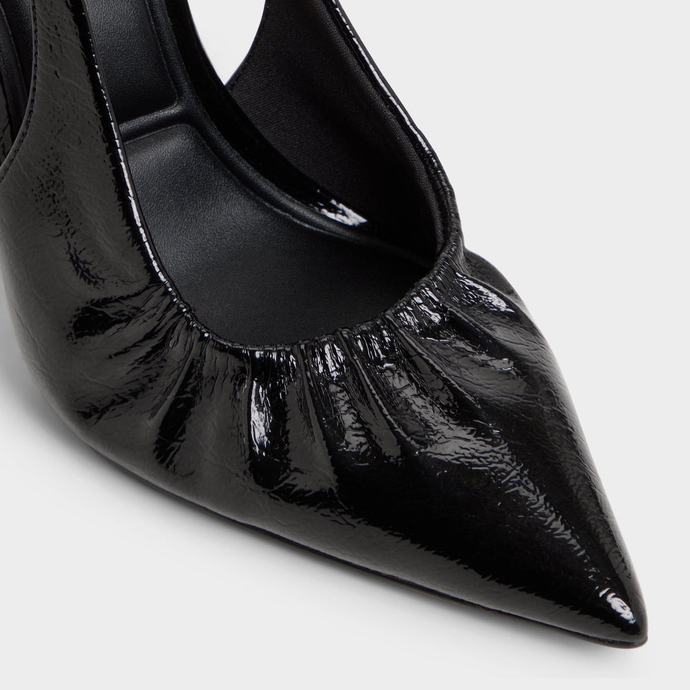 Aldo | Mystie Black Women's Slingbacks - Slingback heel, Stiletto heel